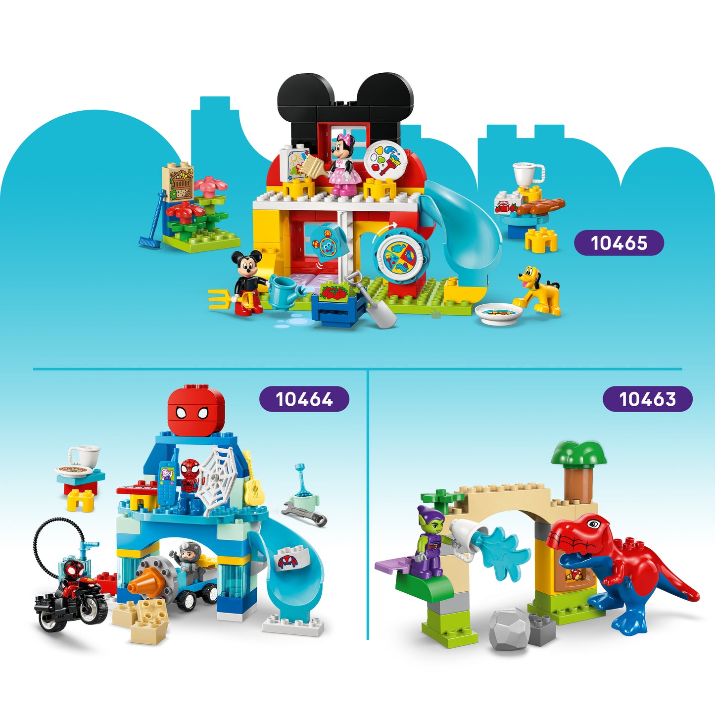 LEGO DUPLO Disney Frozen Creatieve Doos met Elsa en Olaf Bouwpakket voor Peuters met 2 Figuren - Educatief Montessori Speelgoed - Cadeau voor Jongens en Meisjes vanaf 2 Jaar 10462