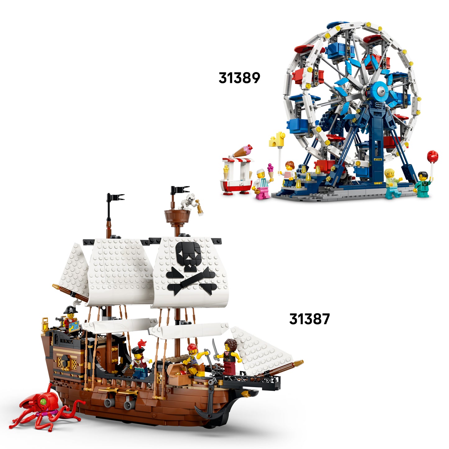 LEGO Creator 3in1 Wilde Dieren: Majestueuze Leeuw Speelgoed - Dieren Figuur Verandert in Leeuwin en 2 Welpen - Kinderkamer Decoratie - Cadeau voor Meisjes en Jongens Vanaf 9 Jaar - 31386