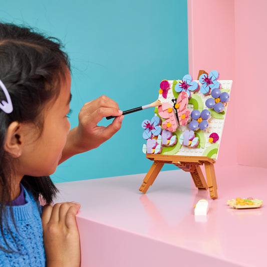 LEGO Creator 3in1 Bloemenschilderij Speelgoed - Bouwpakket voor Kinderen - Verandert in Fotolijst of Schets van Flamingo - Kinderkamer Decoratie - Cadeau voor Meisjes en Jongens Vanaf 8 Jaar - 31390