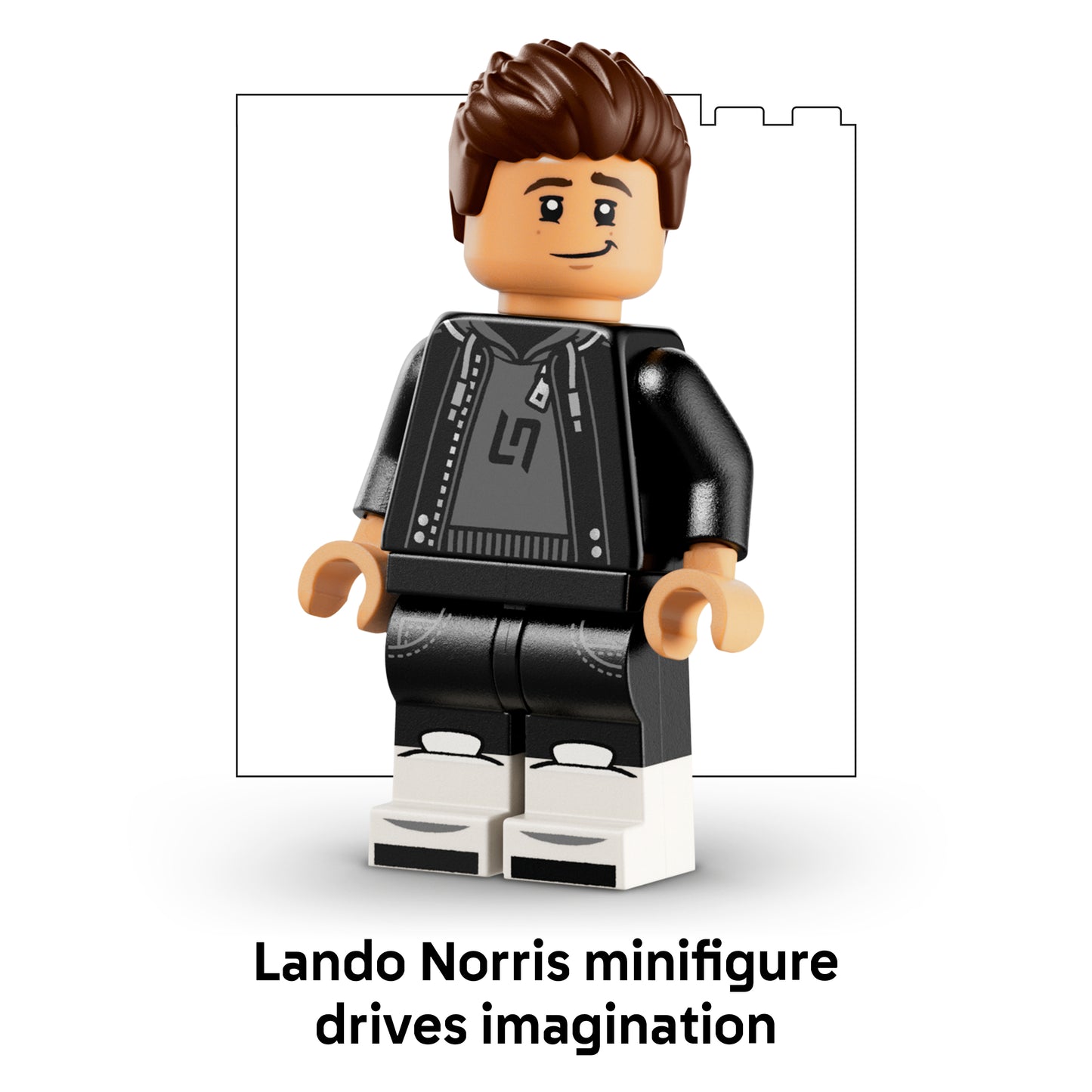 LEGO Editions McLaren Mastercard F1 Team Helm van Lando Norris - F1 Merchandise - Bouwpakket voor Kinderen met Formule 1 Coureur Minifiguur - Cadeau voor Jongens en Fans vanaf 14 Jaar 43023