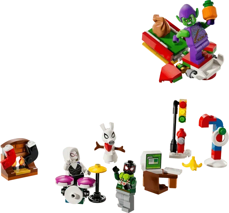 LEGO Spider-Man Adventskalender 2024 76293 Superhelden