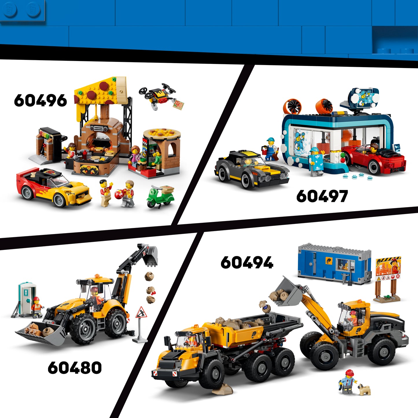 LEGO City Passagiersstoestel - Bouwpakket voor Kinderen met Speelgoed Vliegtuig Model, 4 Minifiguren en Reisaccessoires - Educatieve Set - Cadeau voor Jongens en Meisjes Vanaf 4 Jaar - 60492