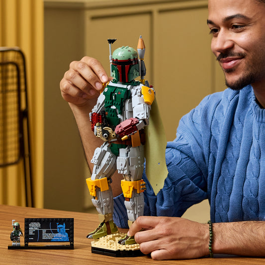 LEGO Star Wars 75455 Boba Fett Figuur - Bouwpakket voor Volwassenen met Personage - Model met Minifiguur van Premiejager - Decoratie - Cadeau voor Return of the Jedi Fans