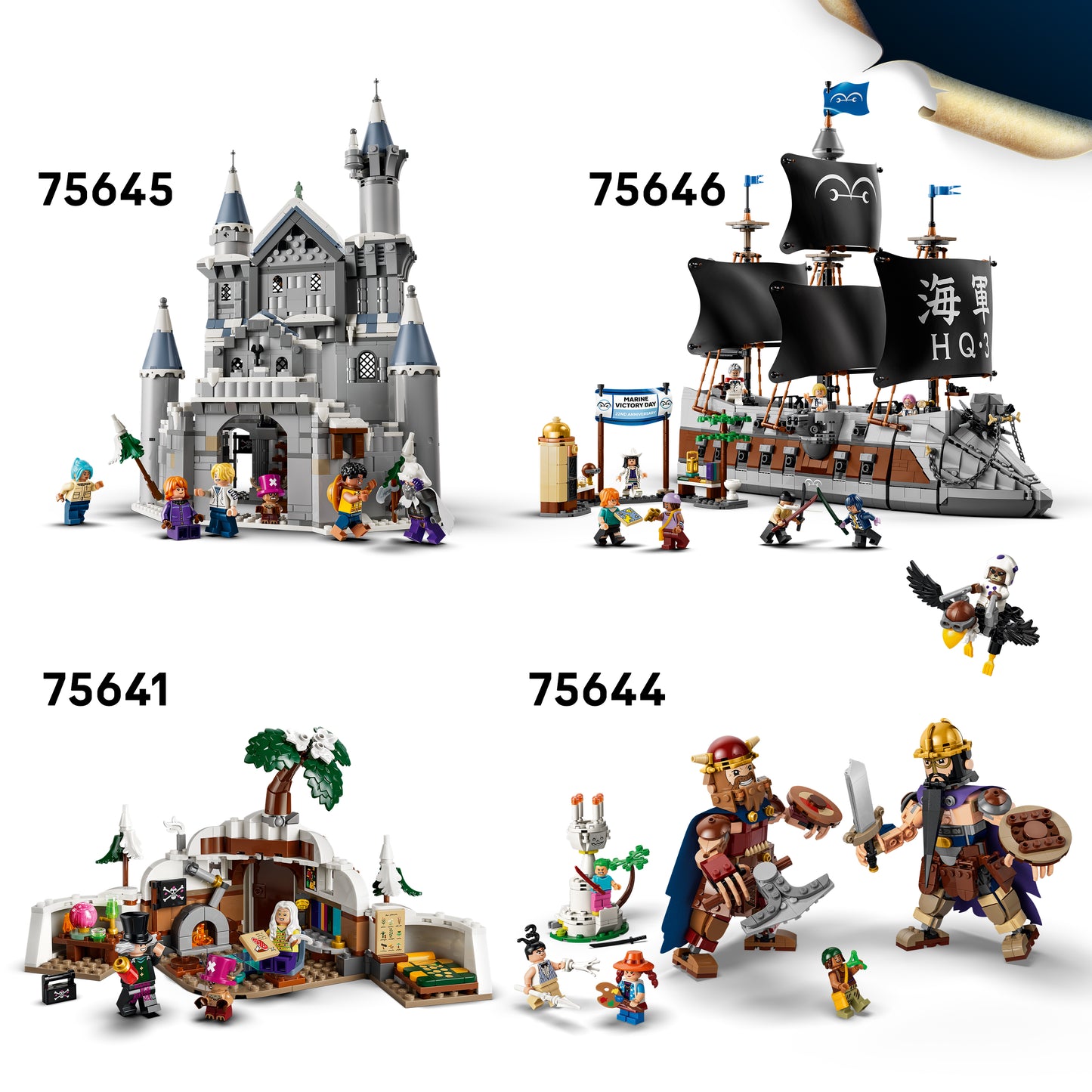 LEGO ONE PIECE Tony Tony Chopper Figuur – Verzamelbaar Speelgoed voor Kinderen met Accessoires – Schattige Kinderkamer Decoratie – Cadeau voor Jongens en Meisjes vanaf 9 Jaar en Fans – 75643
