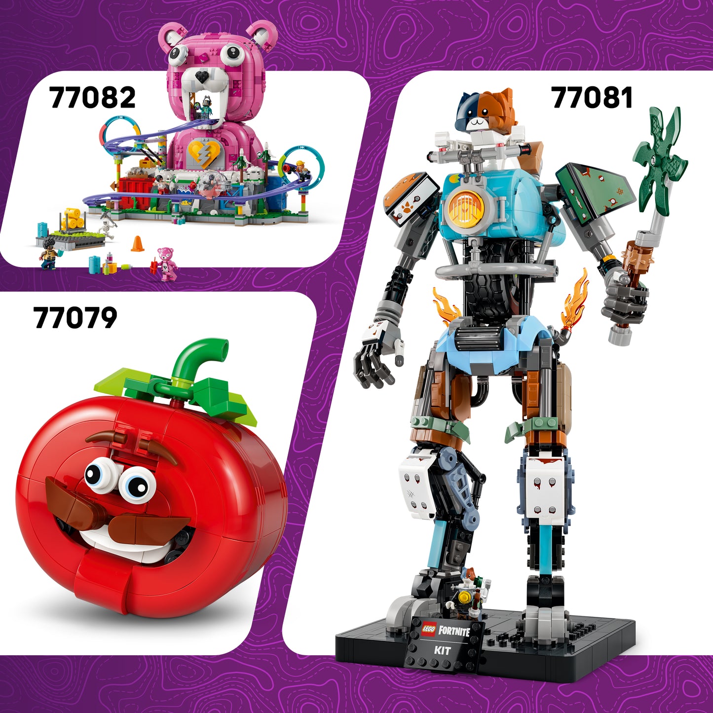 LEGO Fortnite Supply Drop Bouwpakket met Minifiguren van Fishstick, Leviathan en Ginger Gunner Incl. Slurp Juice - Kinderkamer Decoratie - Cadeau voor Jongens, Meisjes en Gamers vanaf 10 Jaar - 77080