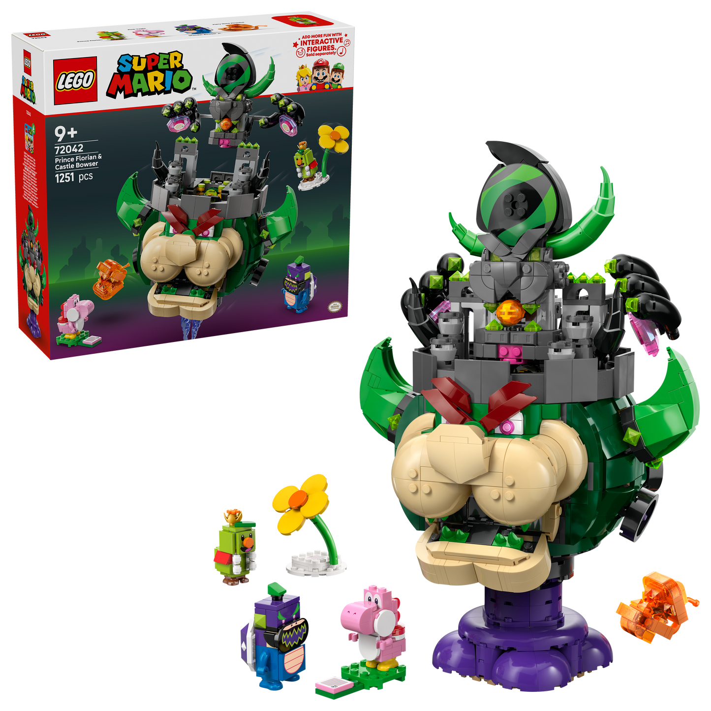 LEGO Prins Florian en Kasteel-Bowser 72042 Super Mario
