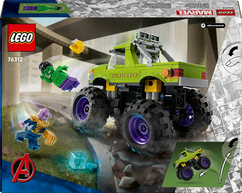 LEGO Der Hulk-Truck vs. Thanos 76312 Superhelden (Vorbestellung: April)