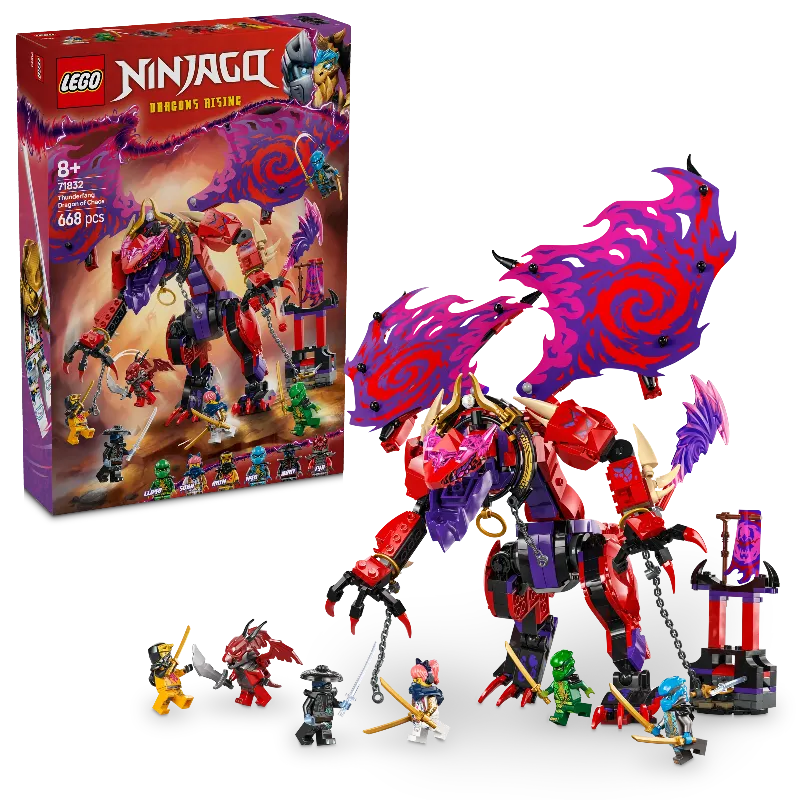 LEGO Lightning Tooth Chaos Dragon 71832 Ninjago (Pre-Order: March 2025)