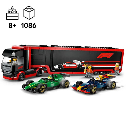 LEGO F1 Truck with Red Bull RB20 & Aston Martin AMR24 F1 cars 60445 City (Delivery: January 1, 2025)