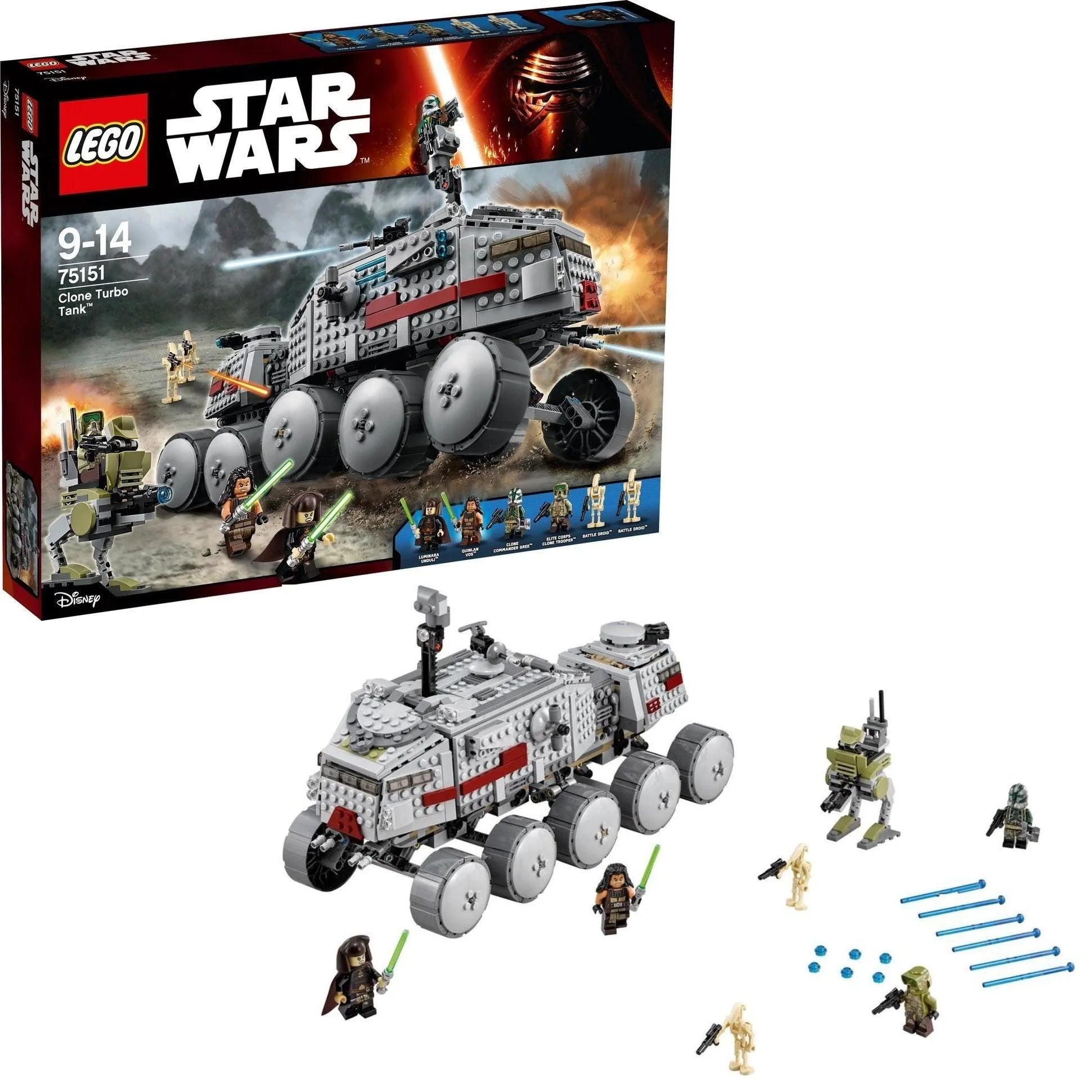 LEGO 75151 Clone Turbo Tank Battle of Kashyyk 2TTOYS ✓ Official