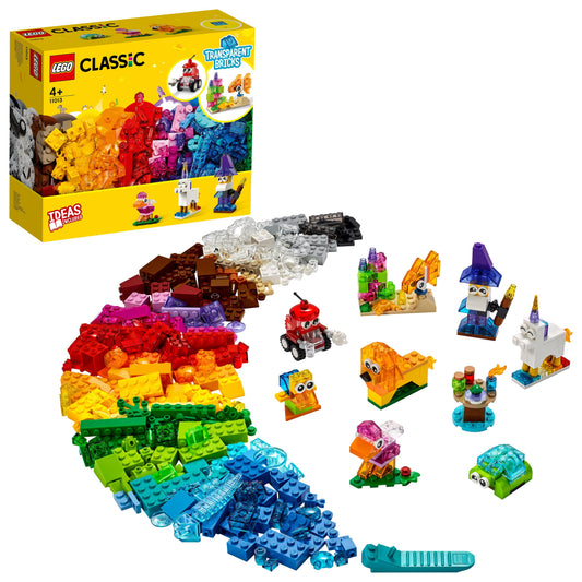LEGO Creatieve doorzichtige transparante doorzichtige stenen 11013 Classic | 2TTOYS ✓ Official shop<br>