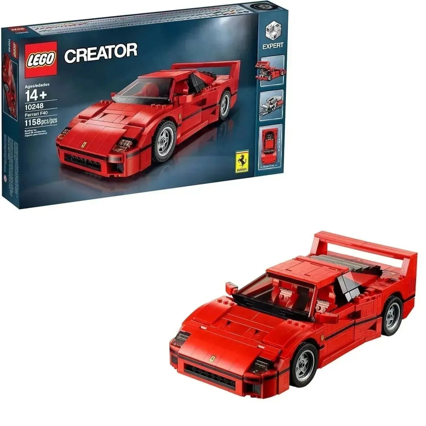 LEGO Ferrari F40 model 10248 from Creator Expert