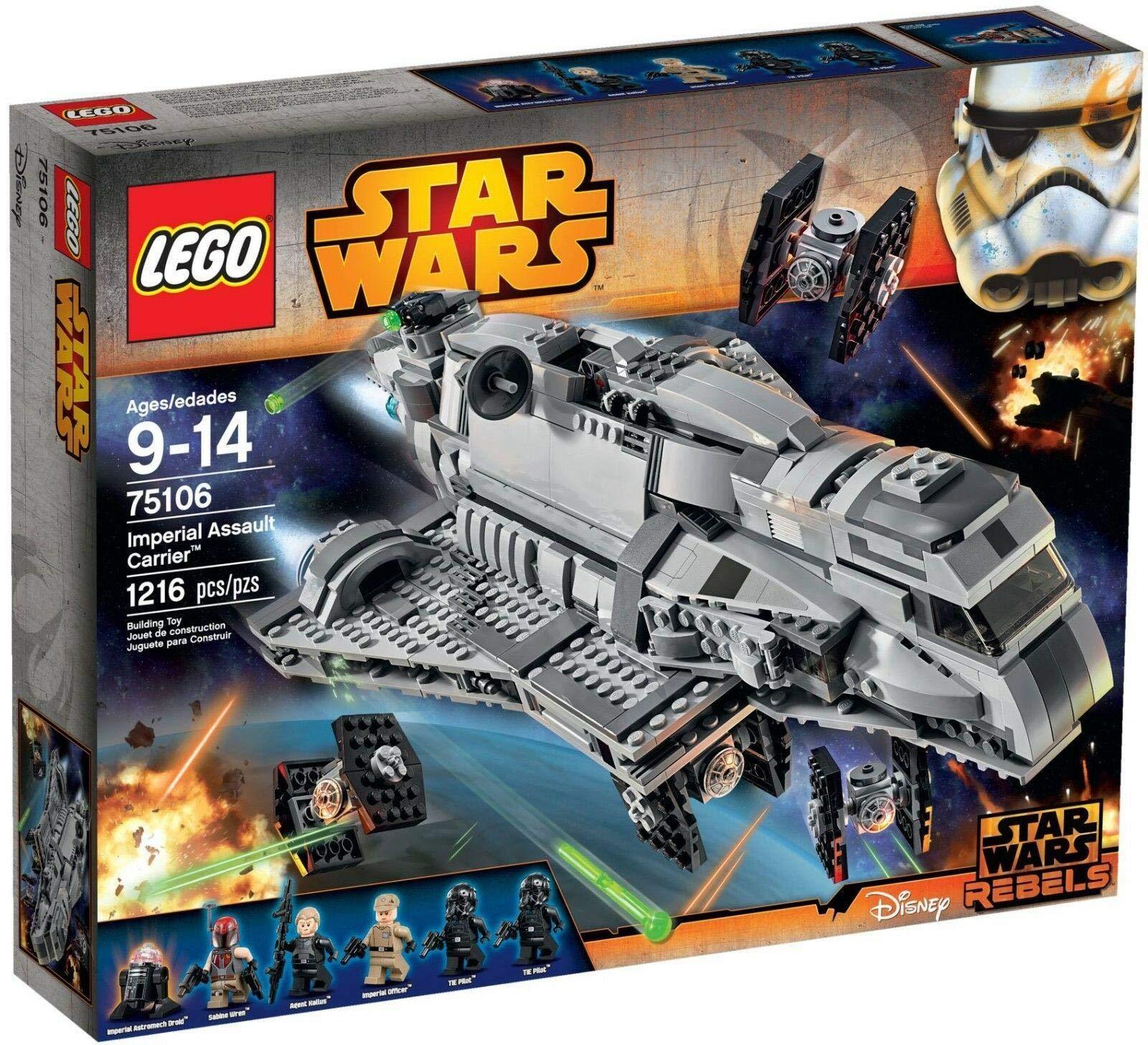 LEGO Imperial Assault Carrier Transport voor TIE Fighters 75106 StarWars | 2TTOYS ✓ Official shop<br>