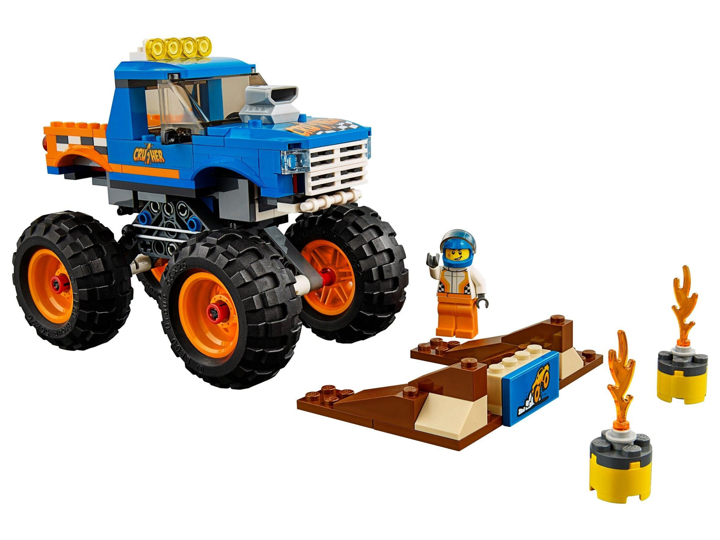 LEGO Monster truck show met springschans 60180 City Voertuigen | 2TTOYS ✓ Official shop<br>