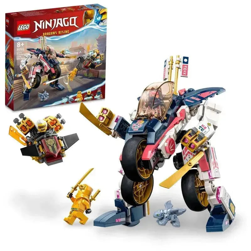 LEGO 71792 Sora's Transforming Mecha Racing Bike: The Ninja