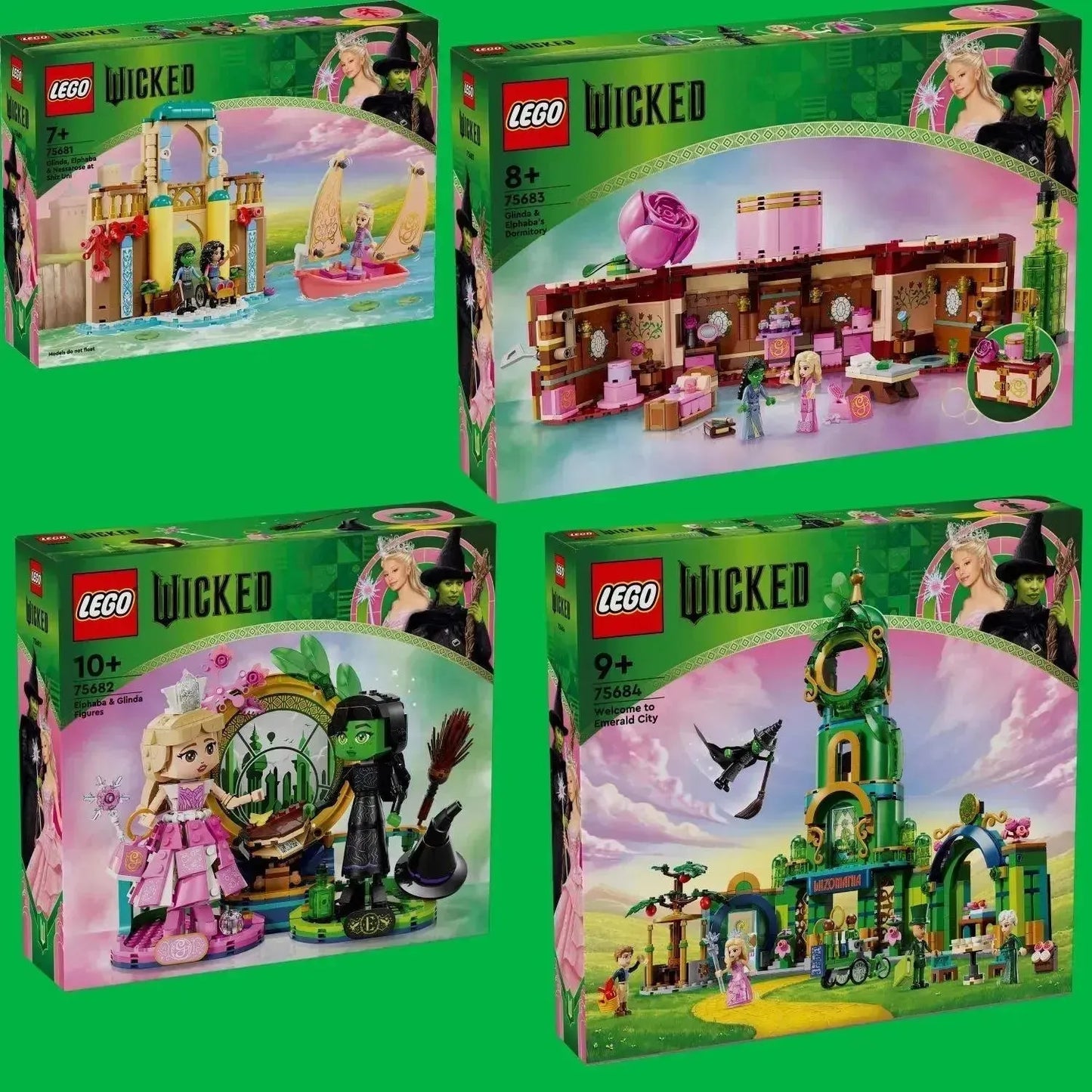 LEGO Wicked: 75681, 75682, 75683 & 75684 (Pre-Order: oktober LEGO WICKED @ 2TTOYS | Official LEGO shopđđ„° LEGO âŹ. 212.49