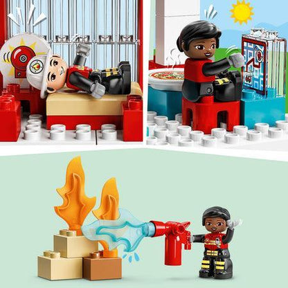 LEGO Brandweer kazerne met helikopter 10970 DUPLO | 2TTOYS ✓ Official shop<br>