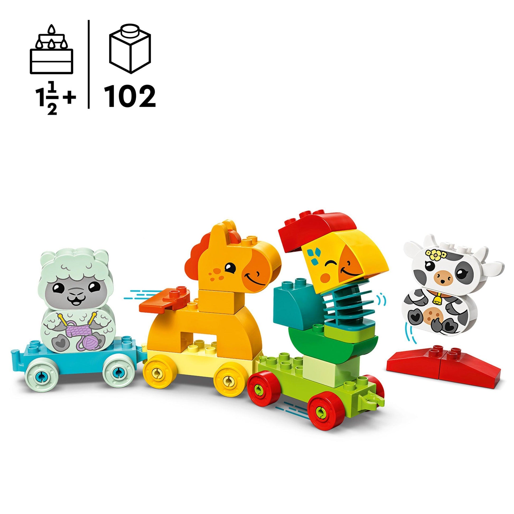 LEGO Dieren trein 10412 DUPLO | 2TTOYS ✓ Official shop<br>