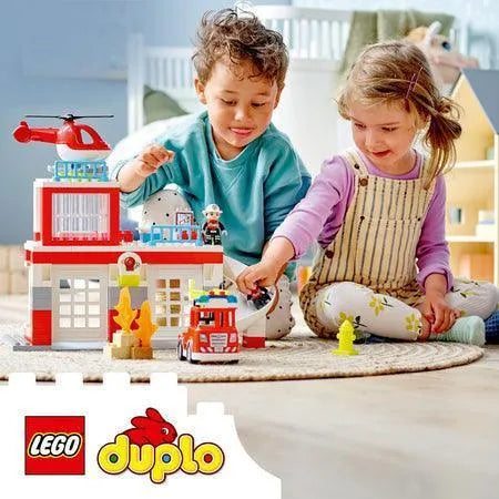 LEGO Fire Station & Helicopter 10970 DUPLO LEGU DUPLO @ 2TTOYS | Official LEGO shop😊🥰 LEGO €. 89.99