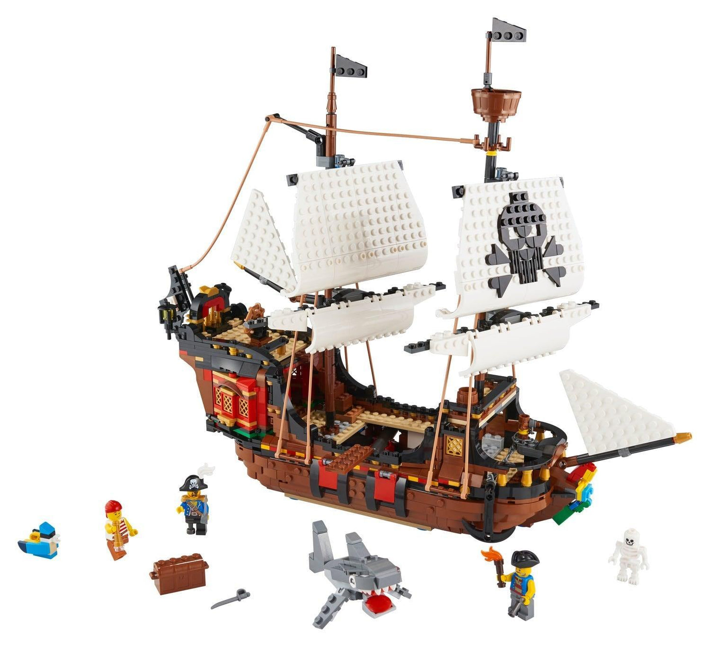 LEGO Groot Piraten schip met 2 masten 31109 Creator 3-in-1 | 2TTOYS ✓ Official shop<br>