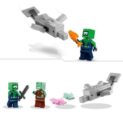 LEGO Het axolotlhuis 21247 Minecraft | 2TTOYS ✓ Official shop<br>