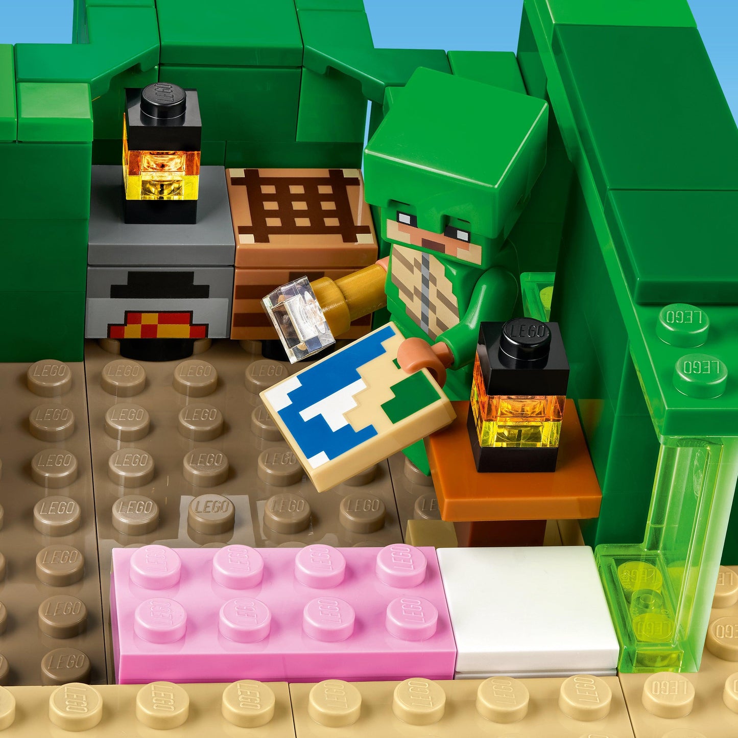 LEGO Het schildpadden strand huis 21254 Minecraft | 2TTOYS ✓ Official shop<br>