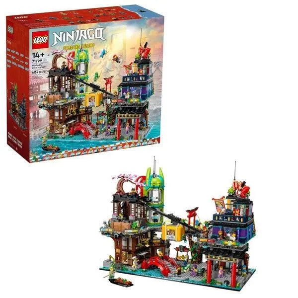 LEGO 71799 NINJAGO® city markets, largest Ninjago set from LEGO