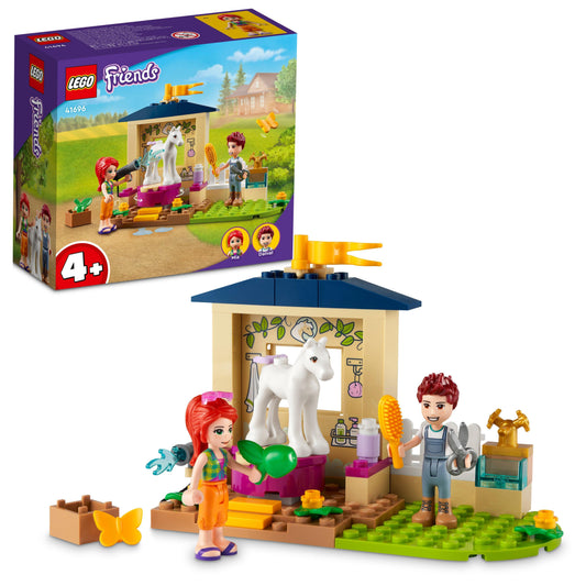 LEGO Pony's wassen in de stal 41696 Friends | 2TTOYS ✓ Official shop<br>