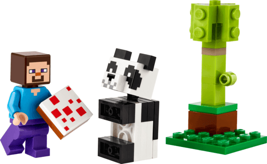 LEGO Steve en Baby Panda 30672 Minecraft | 2TTOYS ✓ Official shop<br>