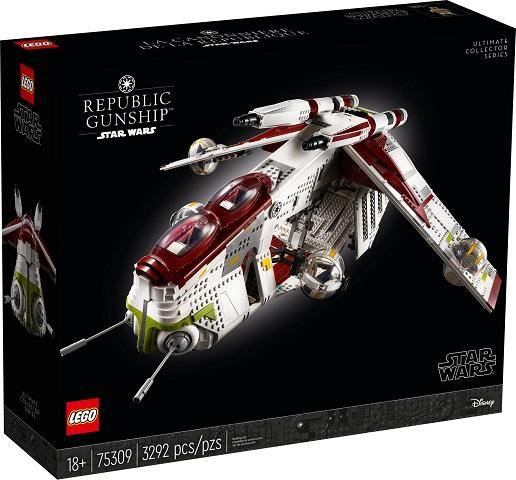 Oeps... foutje op de doos van de nieuwe set LEGO 75309 Republic Gunship | 2TTOYS ✓ Official shop<br>