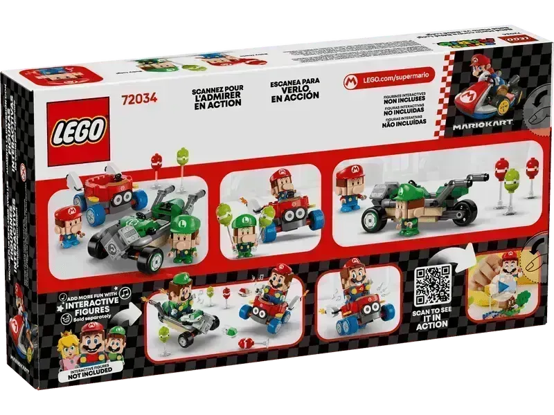 LEGO Mario Kart – Baby Mario vs. Baby Luigi 72034 SuperMario (Delivery: January 1, 2025)