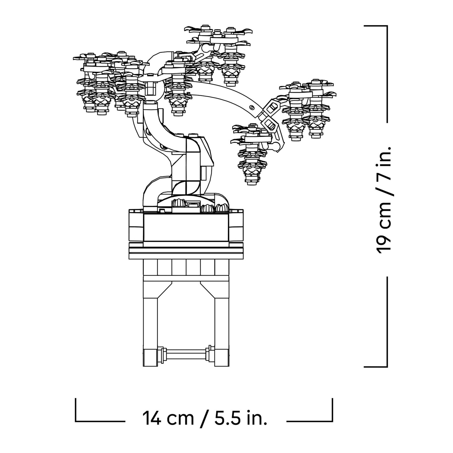 LEGO Mini bonsaiboompjes 10373 Botanische Collectie