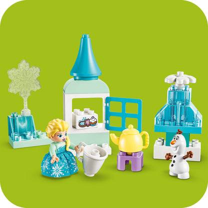 LEGO DUPLO Disney Frozen Creatieve Doos met Elsa en Olaf Bouwpakket voor Peuters met 2 Figuren - Educatief Montessori Speelgoed - Cadeau voor Jongens en Meisjes vanaf 2 Jaar 10462