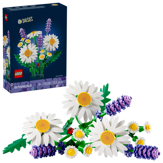 LEGO Botanicals Madeliefjes Bloemen Speelgoed, Bouwpakket voor Kinderen 11508