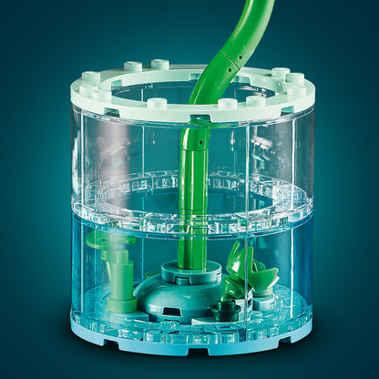LEGO Botanicals Waterlelies - Nepbloemen Set met 2 Kunstplanten in Transparante Vazen - DIY Kinderkamer Decoratie - Cadeau voor Meisjes vanaf 9 Jaar en Volwassen Bloemenliefhebbers - 11511