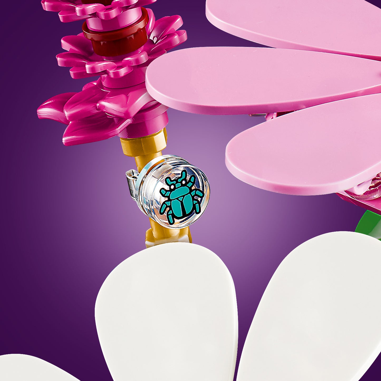 LEGO Botanicals Cosmeabloemen - Kunstbloem Boeket Bouwpakket voor Kinderen met 3 Bloemen en 2 Lampenpoetsersgras Stelen - Kinderkamer Decoratie - Cadeau voor Meisjes vanaf 9 Jaar en Volwassenen 11514