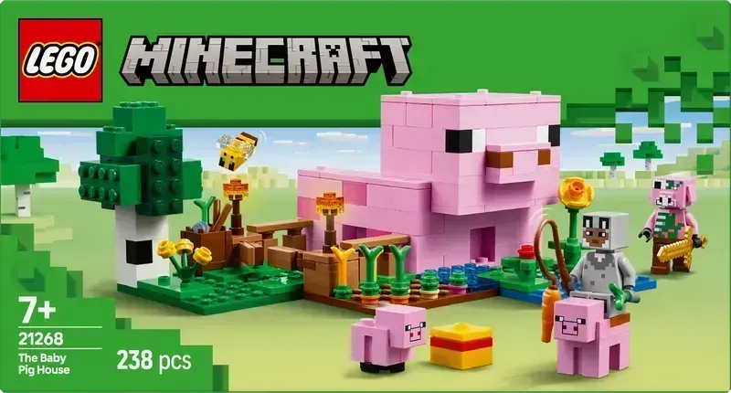 LEGO The Baby Pig House 21268 Minecraft (Pre-Order: January 2025)