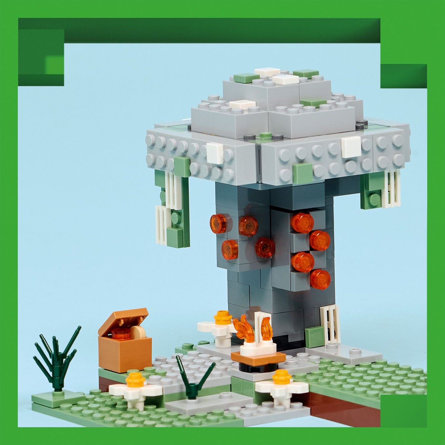 LEGO Minecraft De Bleke Tuin Videogame Bouwpakket voor Kinderen en Decoratie 21586