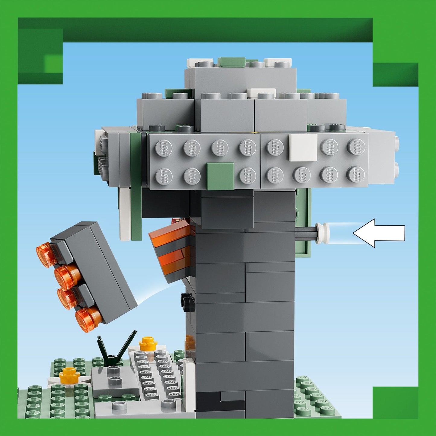 LEGO Minecraft De Bleke Tuin Videogame Bouwpakket voor Kinderen en Decoratie 21586