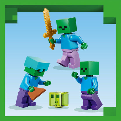 LEGO Minecraft Zombiekerker Speelgoed voor Kinderen en Gamers vanaf 8 Jaar 21587
