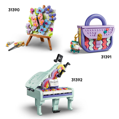 LEGO Creator 3in1 Parfumfles met Bloemen Speelgoed - Bouwpakket voor Kinderen - Verandert in een Vaas of Smoothie - Kinderkamer Decoratie - Cadeau voor Meisjes en Jongens Vanaf 8 Jaar - 31383