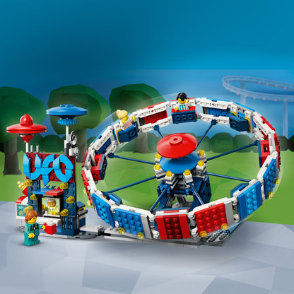 LEGO Creator 3in1 Klassiek Reuzenrad Speelgoed - Pretpark Model - Verandert in UFO-attractie of Draaimolen - Kinderkamer Decoratie - Cadeau voor Jongens en Meisjes Vanaf 8 Jaar - 31389