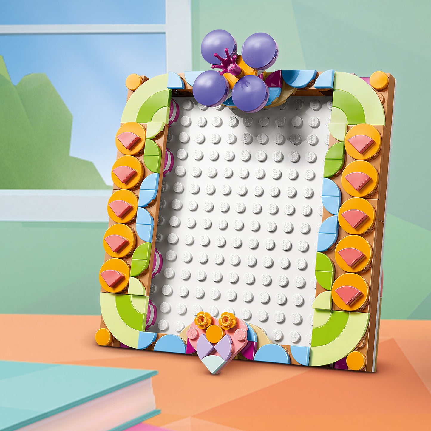 LEGO Creator 3in1 Bloemenschilderij Speelgoed - Bouwpakket voor Kinderen - Verandert in Fotolijst of Schets van Flamingo - Kinderkamer Decoratie - Cadeau voor Meisjes en Jongens Vanaf 8 Jaar - 31390