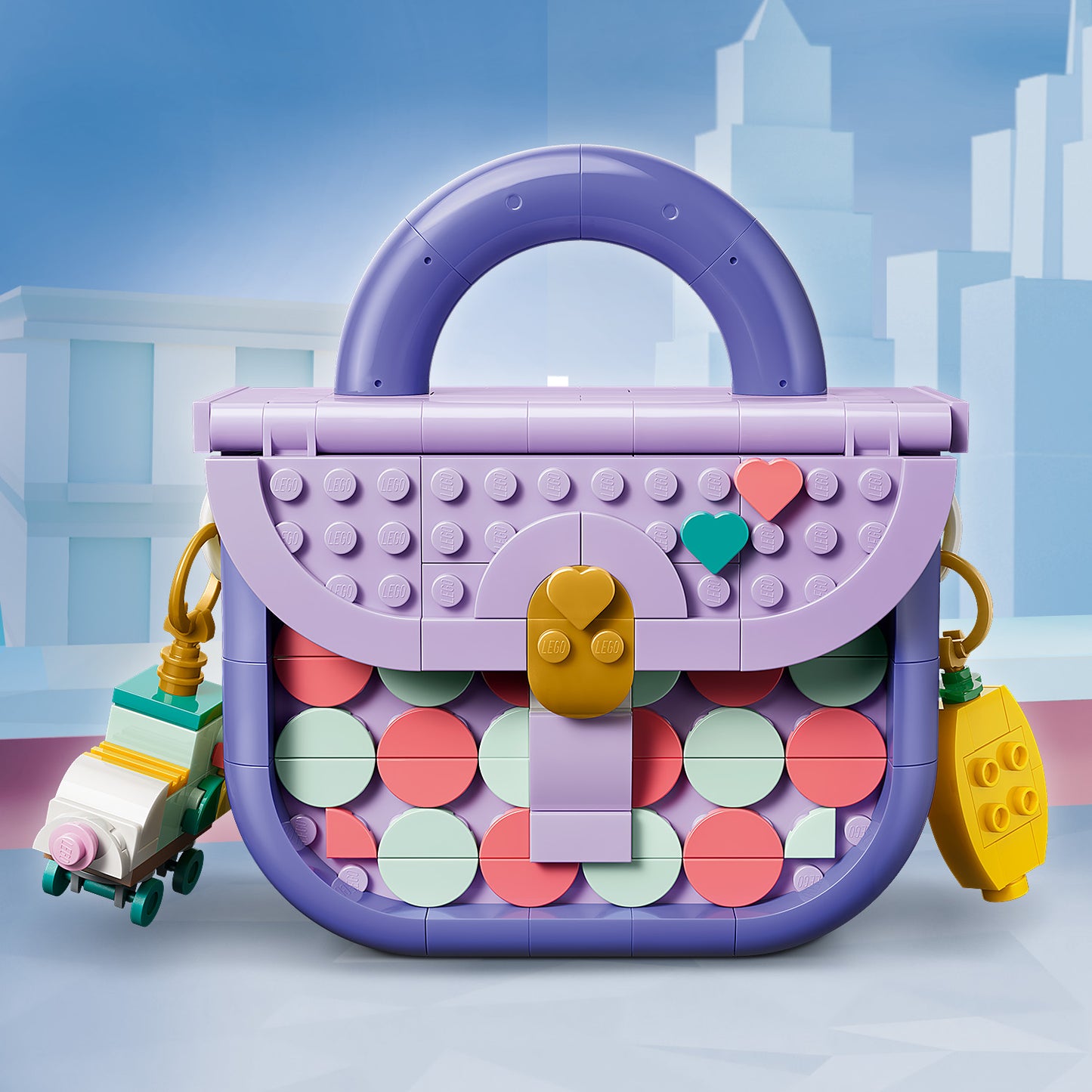 LEGO Creator 3in1 Stijlvolle Tas met Opbergruimte Speelgoed - Bouwpakket voor Kinderen - Verandert in Koffer of Opbergdoos - Kinderkamer Decoratie - Cadeau voor Meisjes en Jongens Vanaf 8 Jaar - 31391