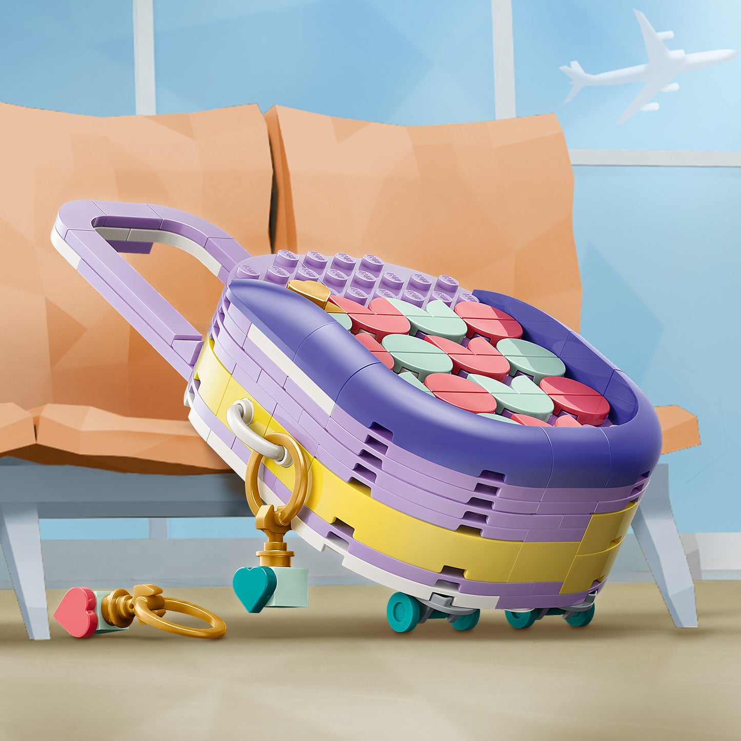 LEGO Creator 3in1 Stijlvolle Tas met Opbergruimte Speelgoed - Bouwpakket voor Kinderen - Verandert in Koffer of Opbergdoos - Kinderkamer Decoratie - Cadeau voor Meisjes en Jongens Vanaf 8 Jaar - 31391