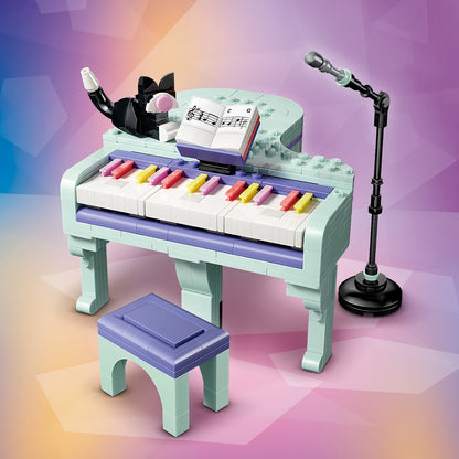 LEGO Creator 3in1 Piano met Kat Speelgoed - Retro Bouwpakket voor Kinderen - Verandert in Radio of Platenspeler - Kinderkamer Decoratie - Cadeau voor Meisjes en Jongens Vanaf 9 Jaar - 31392