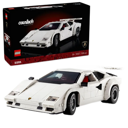 LEGO White Lamborghini Countach 5000 Quattrovalvole 10337 Icons (delivery: January 2025)