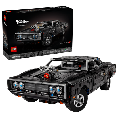 LEGO Technic Fast and Furious Dodge Charger R/T Auto Bouwpakket voor Volwassenen - Verzamelbare STEM Set met V8-motor en Vering - Nostalgisch Cadeau voor Mannen, Vrouwen en Fans - 42231