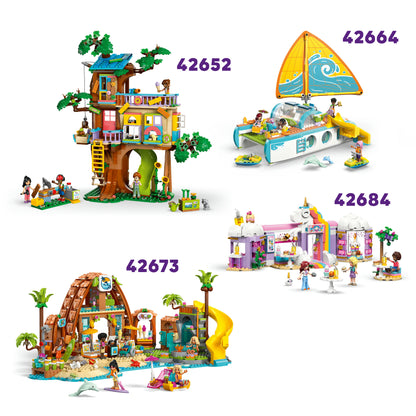 LEGO® Friends Strandhuis met Zeehonden - Bouwset met 3 Minipoppetjes en 2 Zeehondenfiguren - 42699