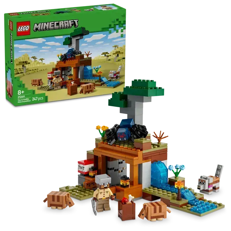 LEGO Armadillo Mine Expedition 21269 Minecraft